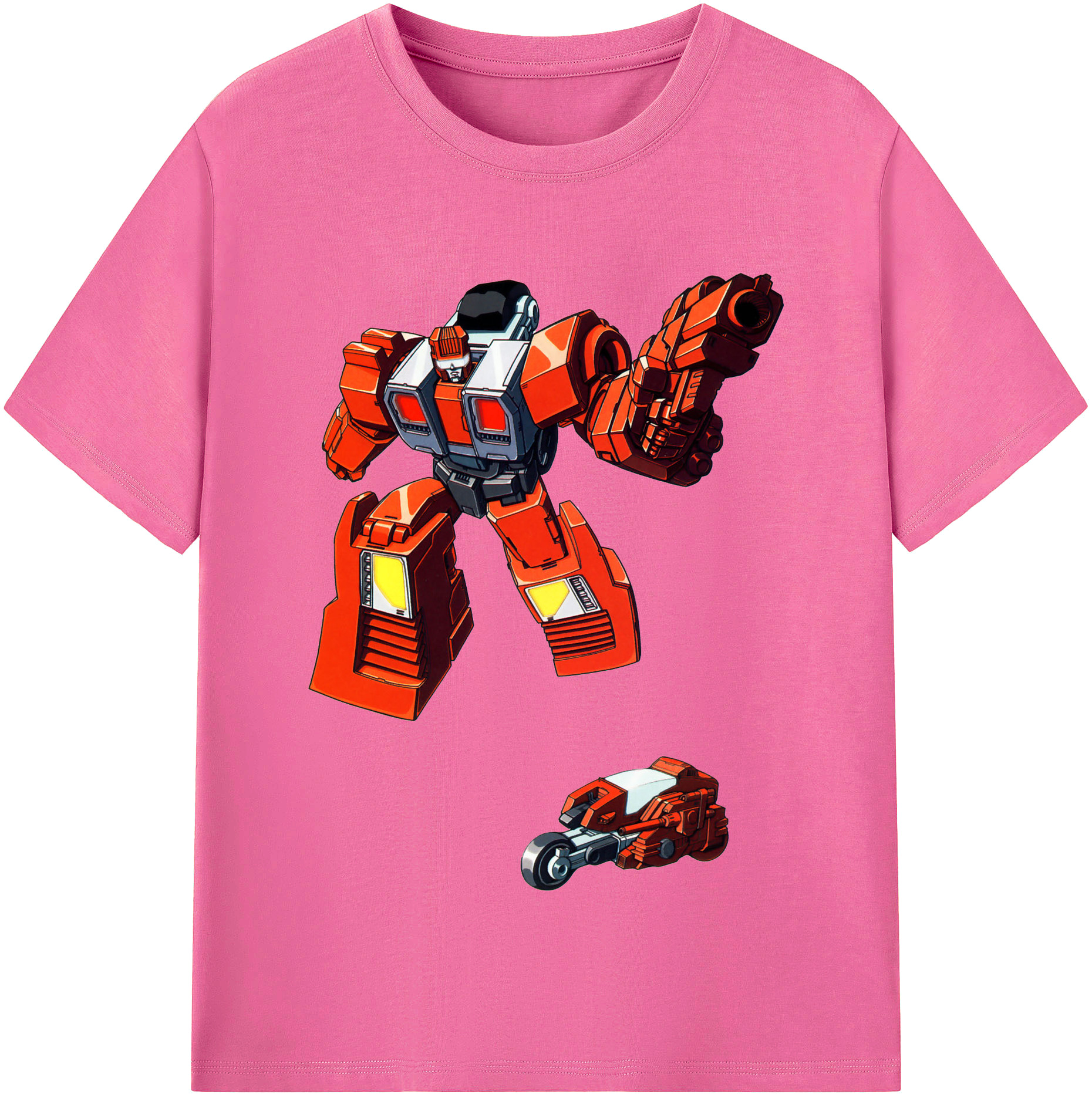 （画像用）  レディースカジュアルプリントTシャツ（綿100％）
